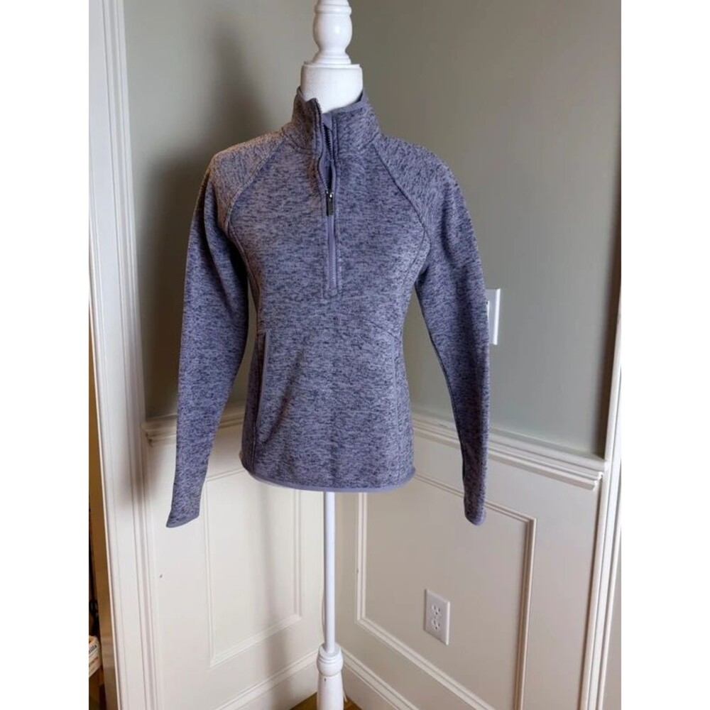 Kyodan Outdoor Gray Quarter Zip Fleece Pullover Small